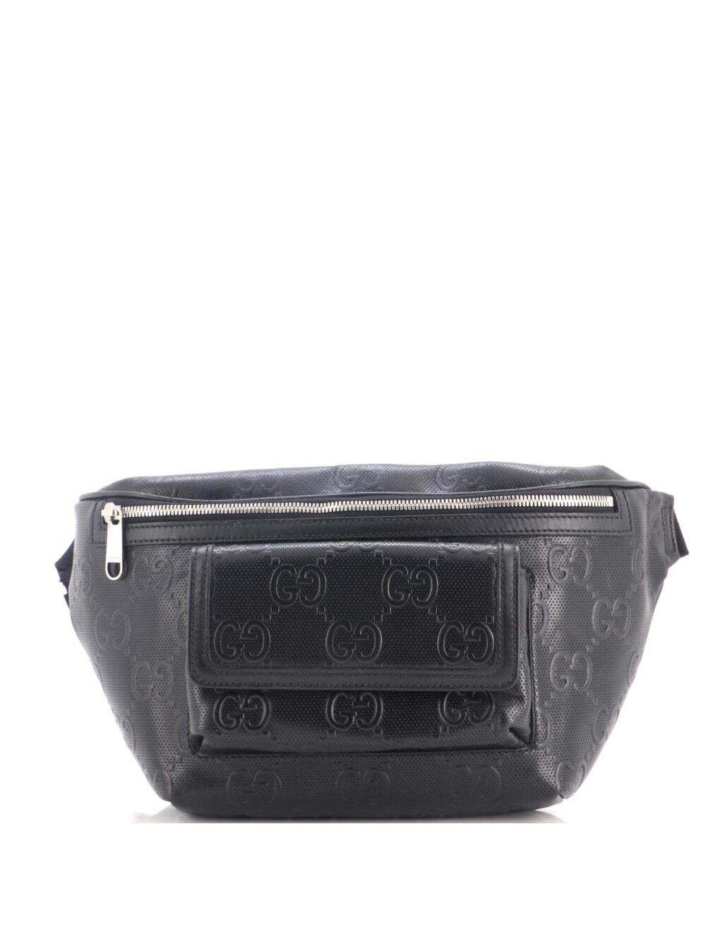 Gucci Front Pocket Belt Bag Gg Embossed #370342G10B